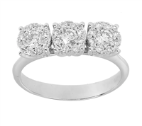 Ringe Golay Dame CERCHIO DI LUCE in Weißgold Diamante 0.44 Ct AGICETRS00 - AGICETRS00